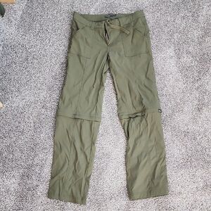 Prana Olive Convertible Cargo Pants